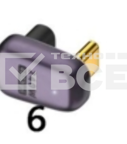 Переходник USB 4 Type-C угловой тип 5