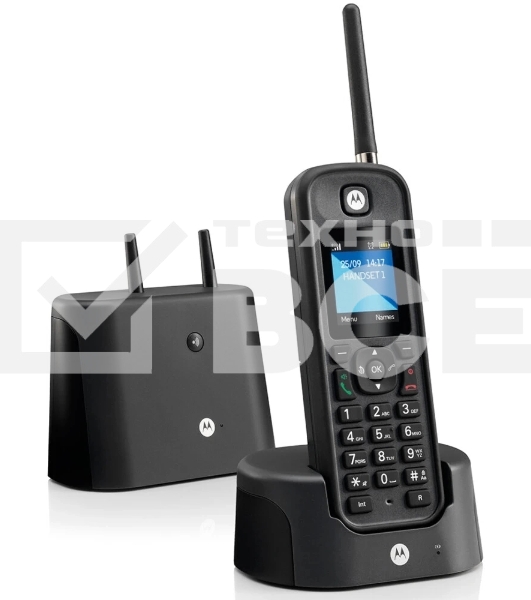 Радиотелефон Dect Motorola O201 черный АОН