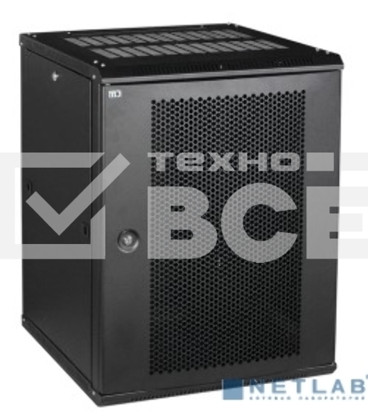 Шкаф ITK LINEA W 12U 600x600 мм дверь перфорированная, RAL9005