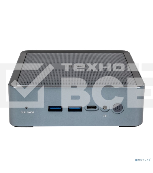 Мини ПК HIPER EXPERTbOX D20 Intel Core i5 1240P(1.7Ghz)/16384Mb/512PCISSDGb/noDVD/Int:Intel Iris Xe Graphics/BT/WiFi/war 1y/0.45kg/Темно-серый/Win 11Pro + WiFi 6, BT 5.2,металл, VESA 75х75, 100х100