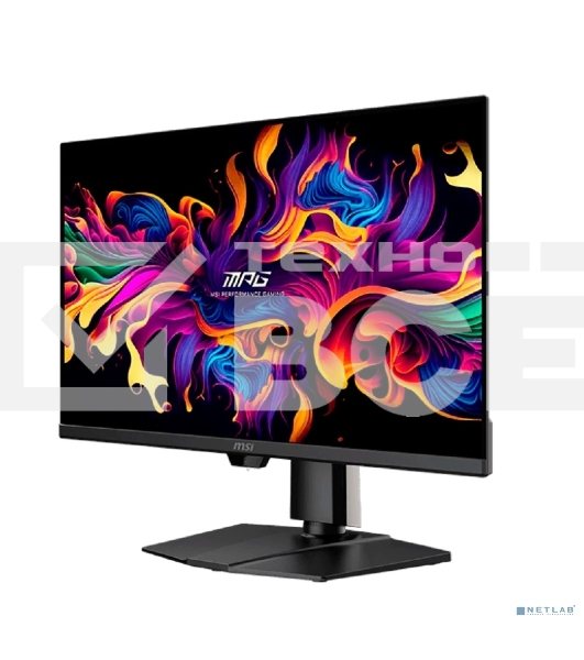 Монитор 26.5' MSI MPG 271QR QD-OLED X50 QD-OLED 2560x1440, 500 Гц, 0.03 мс, 16:9, 300 кд/м² (пиковая 1000 кд/м²), HDMI 2.1, DP, USB-C (98 Вт), USB Hub (2x USB 3.2), 3.5 Jack, HDR10, DisplayHDR 500 True Black, G-Sync Compatible, Adaptive-Sync, динамики, черный