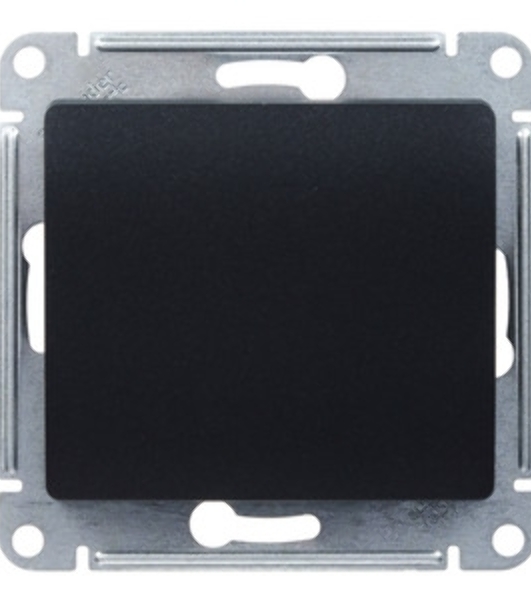 Systeme Electric Glossa Антрацит Выключатель 1-клавишный сх.1, 10AX