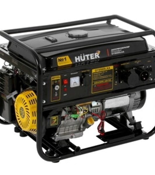 Электрогенератор бензиновый Huter DY8000LXA, 6.5 кВт, 81 дБ, 94 кг