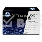 Картридж лазерный HP CE505XD черный двойная упаковка для LJ P2055 2 x 6500 стр, фото 1