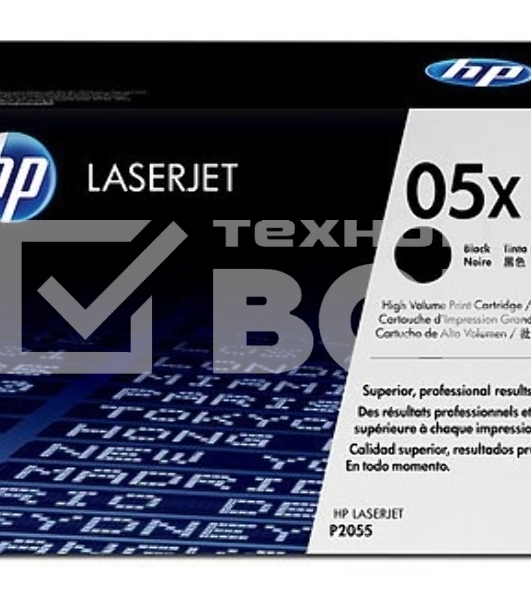 Картридж лазерный HP CE505XD черный двойная упаковка для LJ P2055 2 x 6500 стр