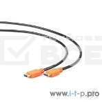 Кабель Cablexpert HDMI CC-HDMI4L-15, 19M/19M, v2.0, серия Light, позол.разъемы, экран, 4.5м, черный, пакет, фото2