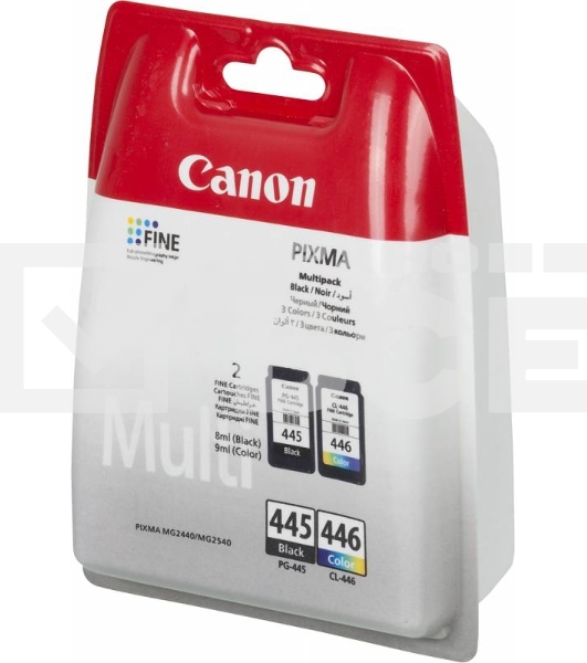 Картридж струйный Canon PG-445/CL-446 (8283B004), для Canon PIXMA MG2540, PIXMA MG2440, 4 цвета, 180 стр.