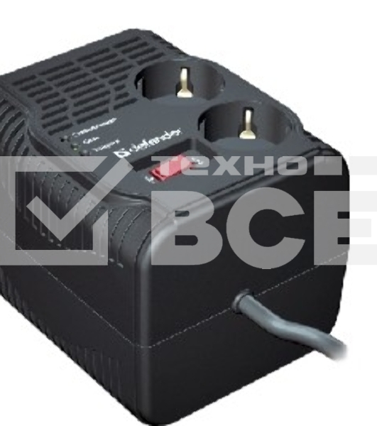 Стабилизатор, Defender AVR Typhoon 1000 максимальная мощность 320 Вт