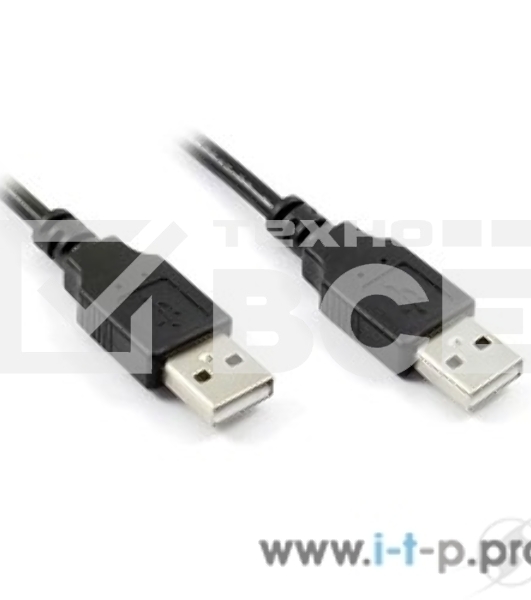 Кабель Greenconnect Кабель интерфейсный USB 2.0 1m AM/AM, AWG 28/28 Premium, двойное экранирование, антифриз, черный