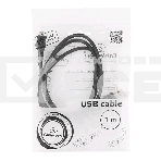 Кабель USB 2.0 Pro Cablexpert CCP-mUSB2-AMBM-1M, AM/microBM 5P, 1м, экран, черный, пакет, фото9