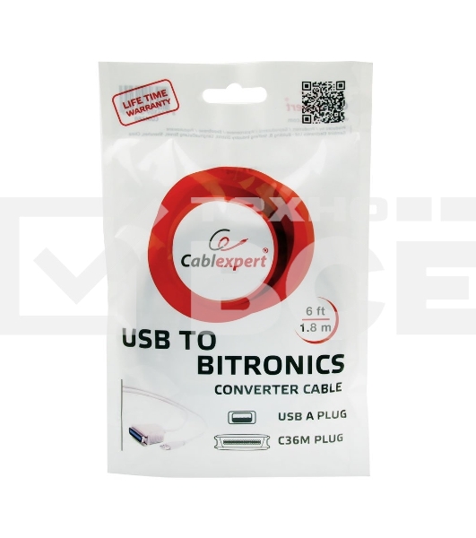 Переходник Gembird Конвертер Bitronics ->USB порт CUM-360, C36M/USBAM, 1.8м, блистер CUM-360