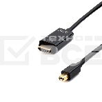 Кабель Cablexpert mDP-HDMI, 20M/19M, 1.8м, черный, позол.разъемы, пакет (CC-mDP-HDMI-6), фото4