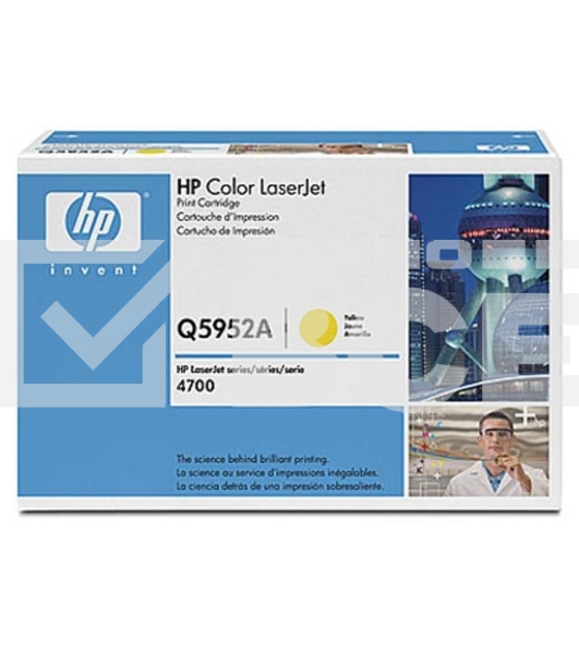 Картридж лазерный HP Q5952A желтый Color LaserJet 4700 (10000стр.)