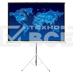 Экран Cactus 150x150см Triscreen CS-PST-150x150 1:1 напольный рулонный белый, фото 1