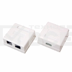 Розетка сетевая LAN, на стену, (2 гнездо 8Р8С (Rj-45), 5e кат), фото5