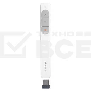 Презентер беспроводной A4Tech LP15 белый, радиоканал, USB, кнопки - 3