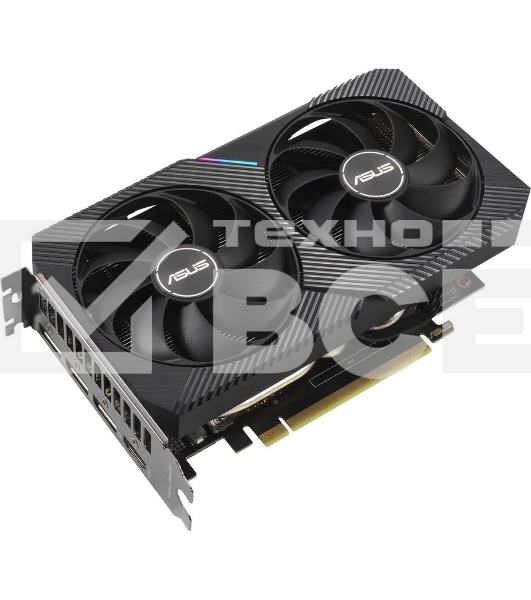 Видеокарта Asus DUAL-RTX3060-O12G-V2 LHR NVIDIA GeForce RTX 3060 12288Mb 192 GDDR6 1837/15000/HDMIx1/DPx3/HDCP Ret