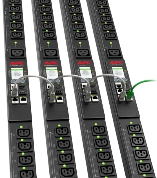 Блок распред. питания APC Rack PDU 9000 Switched, ZeroU, 16A, 230V, (21) C13 & (3) C19, IEC309 Cord