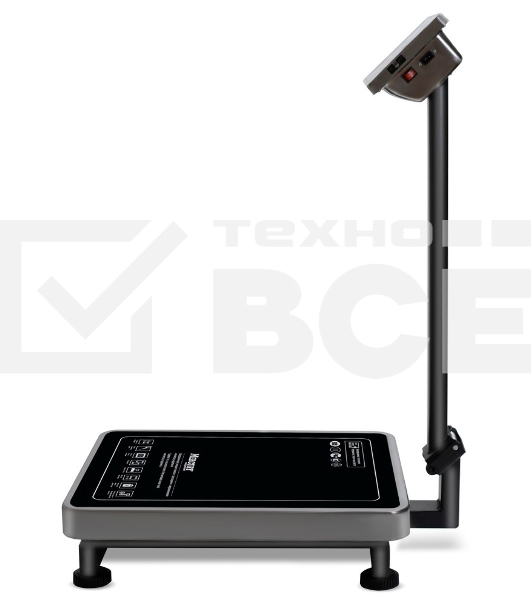 Весы торговые Mertech M-ER 335ACPU-60.10 LED (3112) черный, до 60 кг