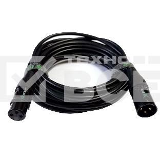 Кабель GCR 15.0m микрофонный XLR M/XLR F , черный, AL case черный, GCR-53376