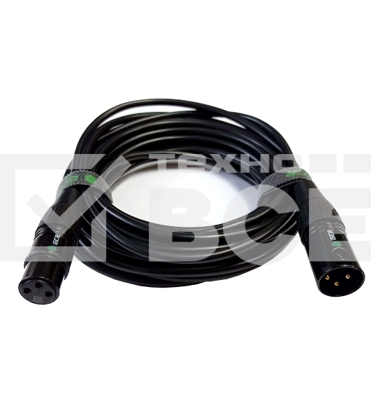 Кабель GCR 15.0m микрофонный XLR M/XLR F , черный, AL case черный, GCR-53376