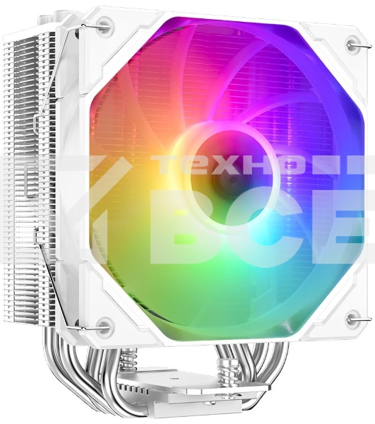 Кулер ID-COOLING SE-224-XTS ARGB белый 120мм алюминий+медь 1500rpm 29db 4-pin 220W 151мм