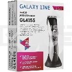 Набор для стрижки Galaxy Line GL 4155, черный с серебристым, лезвия из японской нержавеющей стали, индикатор работы и заряда, время непрерывной работы 45 мин, 4 насадки–расчески (3, 6, 9, 12 мм), эргономичный дизайн, фото12