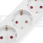 Удлинитель STANDARD 3 гнезда, 3м, 3х1,0мм², с/з, с выключателем, 2 USB, белый Rexant, фото 1