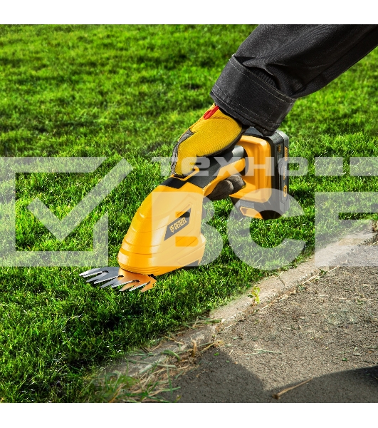 Ножницы-кусторез аккумуляторные Denzel CGS-100, 18В Li-Ion 59430