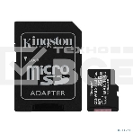Флеш карта microSDHC 256GB microSDXC Class10 Kingston <SDCS2/256GB> UHS-I Canvas Select up to 100MB/s с адапт., фото3