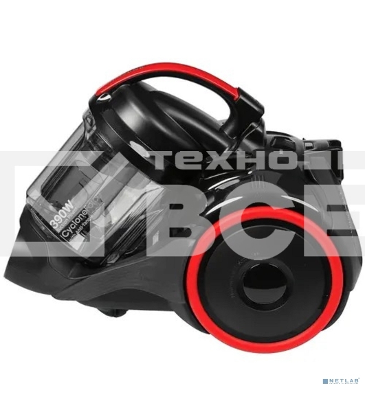 Пылесос Samsung VC15K4116VR/EV красный/черный, 390/1500 Вт, уборка сухая, пылесборник контейнер 1.3 л