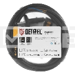 Шнур сетевой Energy Series, ПВС, 3 м, 2х1,5 мм, с неразборной вилкой, черный Denzel, фото5
