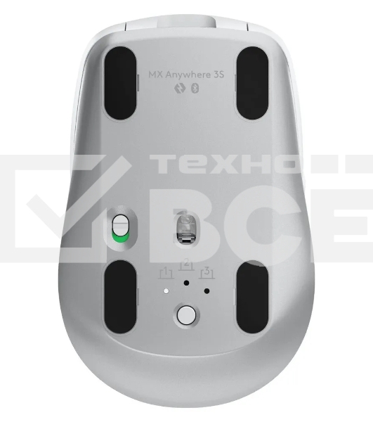 Мышь беспроводная/проводная Logitech MX Anywhere 3S серый, 8000 dpi, радиоканал, Bluetooth, USB, кнопки - 6