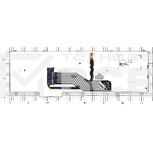 Клавиатура для ноутбука Dell Latitude E6520 E6530 E6540 черная с подсветкой