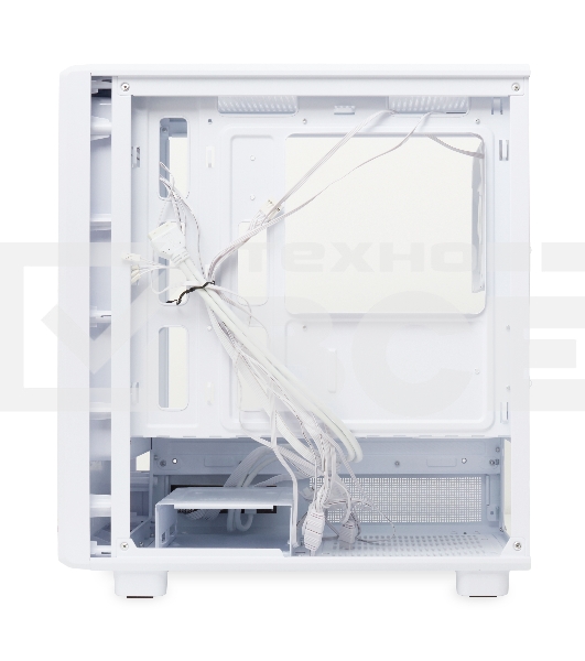 Компьютерный корпус HSPD M310, Mesh Mini-tower, белый, TG, 0.4 SPCC, 3x120мм ARGb mATX, mITX 180/280/160мм 1x2.5