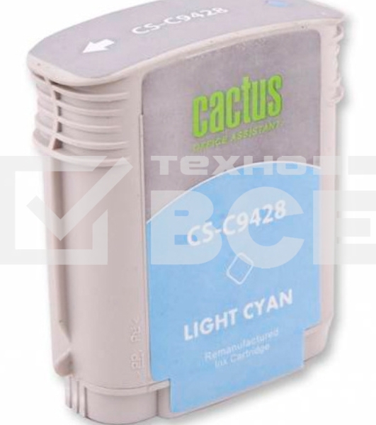 Картридж струйный Cactus CS-C9428 светло-голубой для №85 HP DJ 30/130 (72ml)