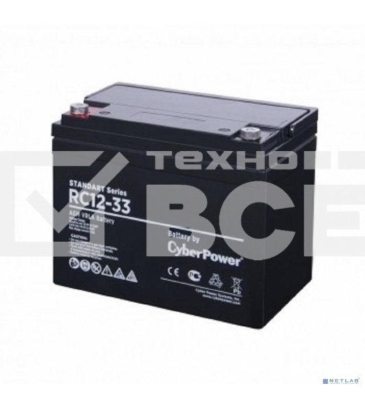 Батарея SS CyberPower RC 12-33 / 12V 33 Ah
