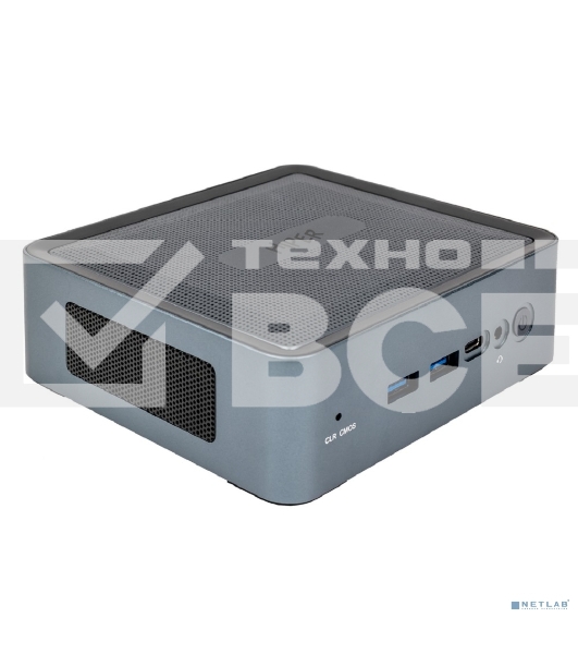 Мини ПК HIPER EXPERTbOX D20 Intel Core i5 1240P(1.7Ghz)/16384Mb/512PCISSDGb/noDVD/Int:Intel Iris Xe Graphics/BT/WiFi/war 1y/0.45kg/Темно-серый/Win 11Pro + WiFi 6, BT 5.2,металл, VESA 75х75, 100х100