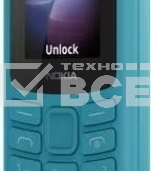Мобильный телефон Nokia 105 TA-1557 DS EAC1 CYAN