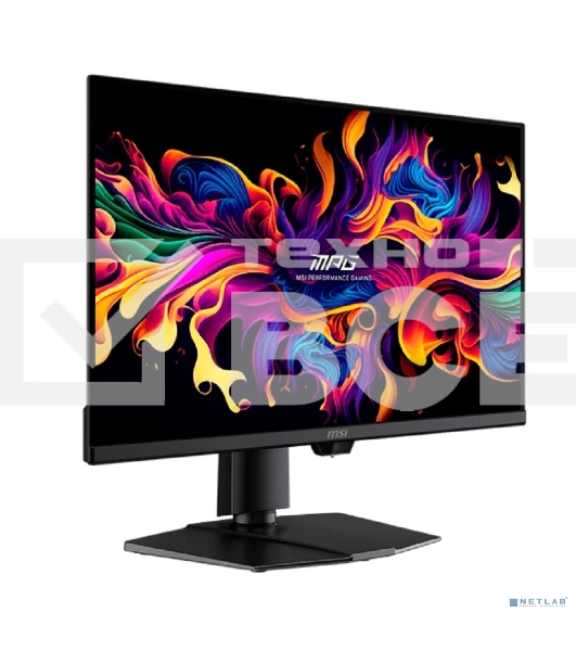 Монитор 26.5' MSI MPG 271QR QD-OLED X50 QD-OLED 2560x1440, 500 Гц, 0.03 мс, 16:9, 300 кд/м² (пиковая 1000 кд/м²), HDMI 2.1, DP, USB-C (98 Вт), USB Hub (2x USB 3.2), 3.5 Jack, HDR10, DisplayHDR 500 True Black, G-Sync Compatible, Adaptive-Sync, динамики, черный