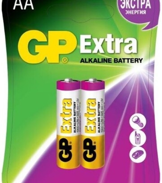 Батарея GP Extra Alkaline 15AXA21-2CRSBC4 AA (4шт) блистер
