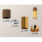 Светильник Ambrella Light XS6327060 PYG/SCF золото желтое полированное/кофе песок MR16 GU5.3 (C6304, C6327, A2010, N6113), фото 1