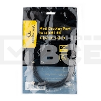 Кабель Cablexpert mDP-HDMI, 20M/19M, 1.8м, черный, позол.разъемы, пакет (CC-mDP-HDMI-6), фото5