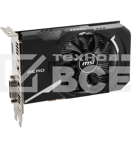 Видеокарта MSI PCIE16 GT1030 2GB GDDR4 GT 1030 AERO ITX 2GD4 OC