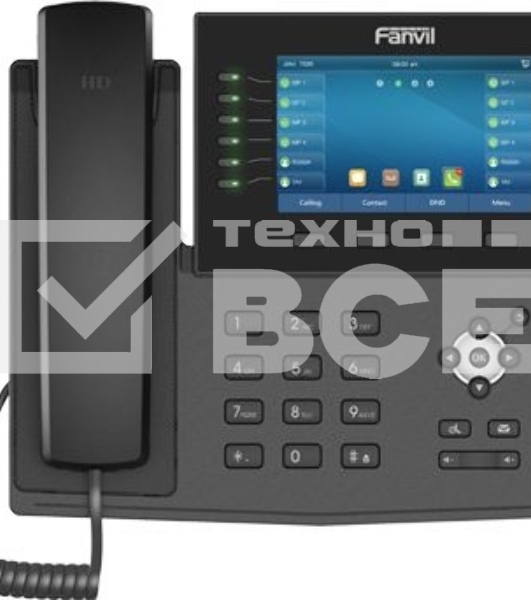 Телефон IP Fanvil X7C 20 линий, цветной экран 5