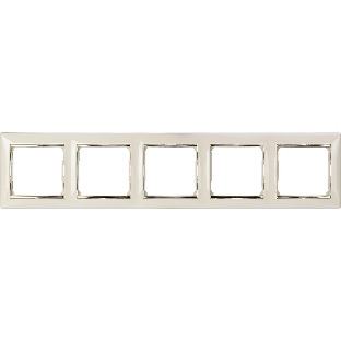 Рамка 5п гор Сл.кость/Зол. Valena Рамка 5п гор Сл.кость/Зол. Valena