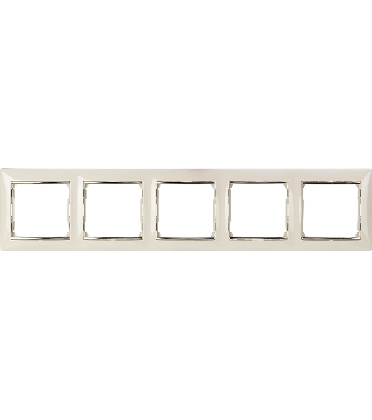 Рамка 5п гор Сл.кость/Зол. Valena Рамка 5п гор Сл.кость/Зол. Valena