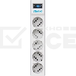 Сетевой фильтр Pilot SG 5м (5 розеток) белый (коробка), фото 1