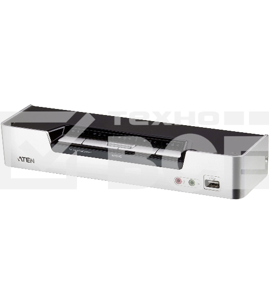 Переключатель, электрон., KVM+Audio+USB 2.0,  1 user USB+HDMI =>  4 cpu USB+HDMI, соШнур. USB 2х1.8м., настол., исп.стандарт, без OSD, некаскад.. CUBIQ 4 PORT HDMI KVMP SWITCH W/1.8M