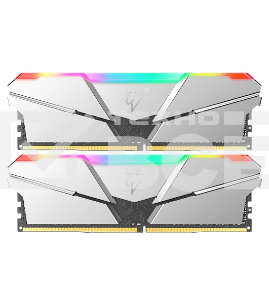 Оперативная память NETAC Shadow, DDR4, 16GB (2x8GB), 3200MHz, CL14, с радиаторами, RGB, серебристый